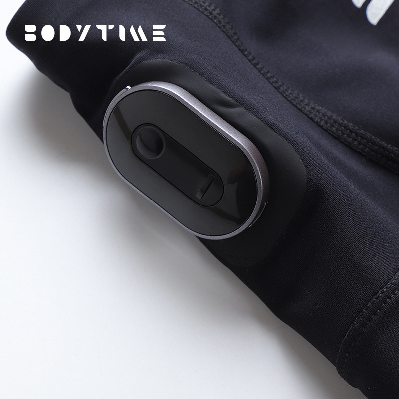 Ems Electric Muscle Stimulator Suit Microcurrent Womens Fitness Pants Black